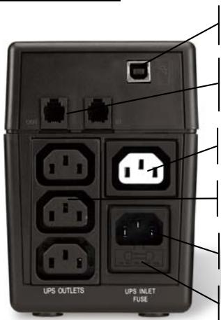 INFOSEC XP OFFICE 800 VA - PAINEL TRASEIRO - 1