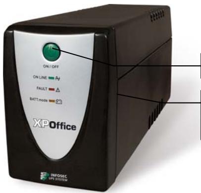 INFOSEC XP OFFICE 800 VA - FACE avant - 1