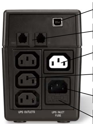 INFOSEC XP OFFICE 800 VA - FACE Arriere - 1