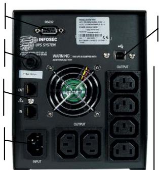 INFOSEC XP PRO 1250 VA - → XP Pro 1600 / XP Pro 2000 - 1