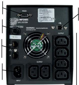 INFOSEC XP PRO 1600 VA - XP Pro 1600 / XP Pro 2000 - 1