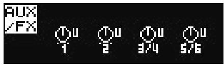 EDIROL M-10DX - Bouton aux/fx - 1