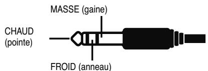 EDIROL M-10DX - Prises MIC (câbles 1~2) - 2