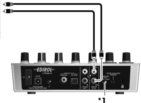 EDIROL M-10DX - Exemple 3: bande son de vidéo - 1