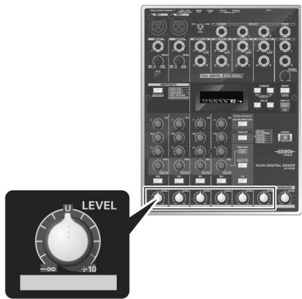 EDIROL M-10DX - Mise sous tension - 1