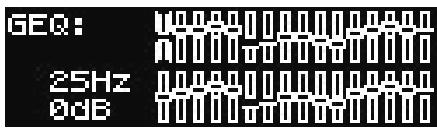 EDIROL M-16DX - Appuyez sur le bouton [16 BAND Graphic EQ] pour l'allumer. - 1