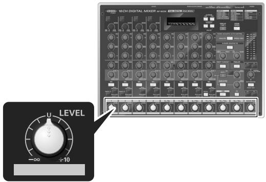 EDIROL M-16DX - Mise sous tension - 1