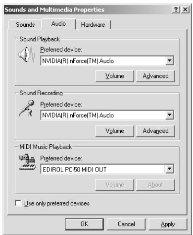EDIROL PC-50 - Windows XP - 9