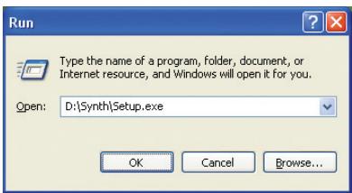 EDIROL PC-80 - Installation du synthétiseur logiciel du pc-80 - 1