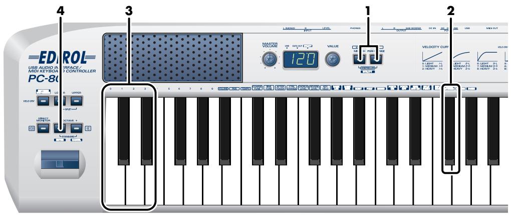 EDIROL PC-80 - Fréquence d'échantillonnage - 1