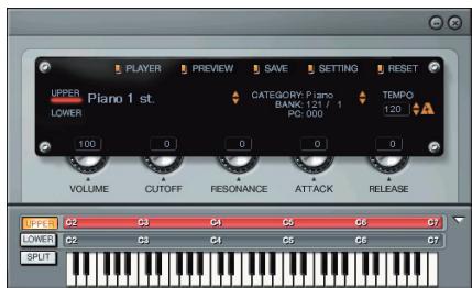 EDIROL PC-80 - Lancement du synthétiseur logiciel du pc-80 - 4