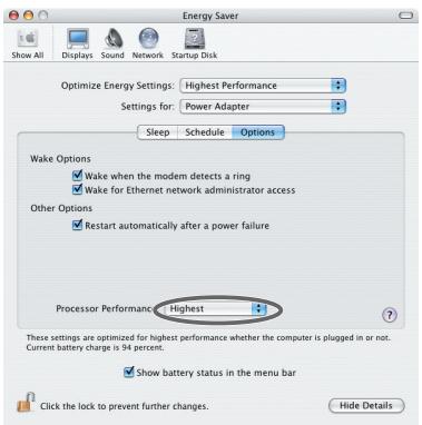 EDIROL PC-80 - Avec un macintosh, vérifie l'économiseur d'énergie. - 2