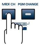 EDIROL PC-80 - Canal actif « current - 4