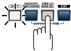 EDIROL PCR-M1 - Mode banque (BANK) - 2