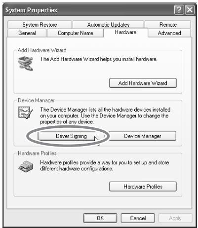 EDIROL PCR-M1 - Installation du pilote (windows XP) - 1
