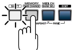 EDIROL PCR-M1 - Mode de changement de programme (PROGRAM CHANGE) - 4