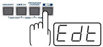 EDIROL PCR-M50 - Protection d'un ensemble de paramètres mémorisés (protect) - 1