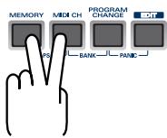 EDIROL PCR-M50 - Mode snapshot (SNAPSHOT) - 2