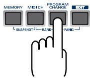 EDIROL PCR-M50 - Mode de changement de programme (PROGRAM CHANGE) - 2