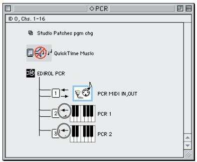 EDIROL PCR-M50 - Configuration du pilote OMS - 11