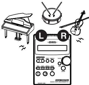 EDIROL R1 - Grabación con el microfono interno - 2