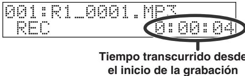EDIROL R1 - Ajuste del niveau de entrada - 5