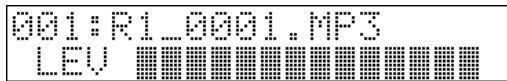 EDIROL R1 - While the sound plays, gradually increase the input volume. - 1