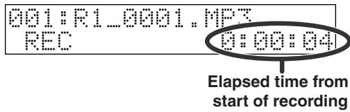 EDIROL R1 - While the sound plays, gradually increase the input volume. - 3