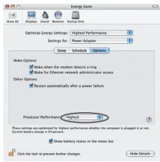 EDIROL UA-1EX - In Macintosh, check the Energy Saver settings. - 2