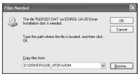 EDIROL UA-20 - Windows XP - 19