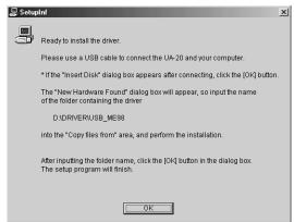 EDIROL UA-20 - D:\DRIVER\USB_ME98\SETUPINF.EXE - 1