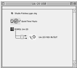 EDIROL UA-20 - OMS settings - 8
