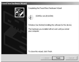 EDIROL UA-20 - Windows 2000 - 15