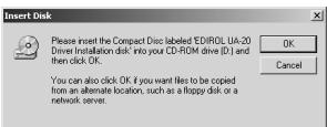 EDIROL UA-20 - Windows 2000 - 10