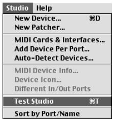 EDIROL UA-20 - En el menu File, elija Make Current. - 1