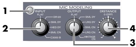 EDIROL UA-700 - ■ Mic-Effect-Gruppe/Mic-Modeling - 1