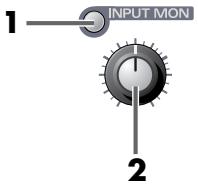 EDIROL UA-700 - ■ Sezione di controllo dell'input (input monitor) - 1