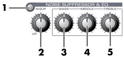 EDIROL UA-700 - ■ Noise Suppressor/Equalizer section - 1