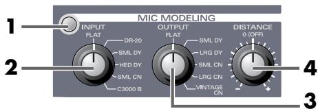 EDIROL UA-700 - Section MIC MODELING - 1