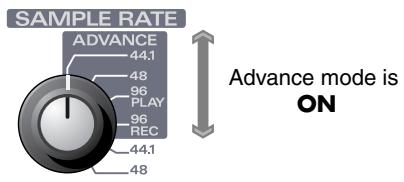 EDIROL UA-700 - ADVANCE ON (mode avancé) - 1