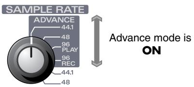 EDIROL UA-700 - ADVANCE ON (Advanced mode) - 1