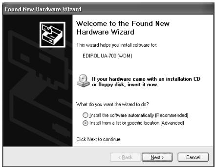 EDIROL UA-700 - USB_XP2K\SETUPINF. - 6