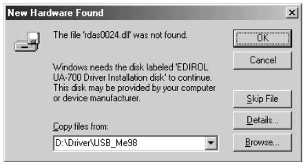 EDIROL UA-700 - D:\DRIVER\USB_ME98\SETUPINF.EXE - 12