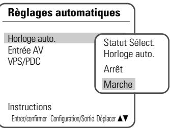 DAEWOO ELECTRONICS DF-4100S - Réglage de l'horloge automatique - 1