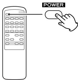 TEAC AG-790A - Press the POWER switch. - 2