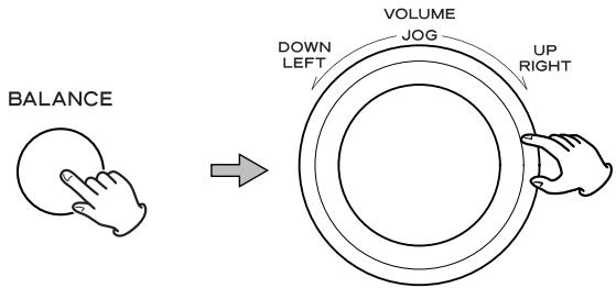 TEAC AG-790A - F Einstellen der Balance zwischen den einzelnen Laufsprechersystemen - 1