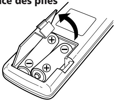 TEAC CD-P1260 - Mise en place des piles - 1