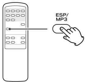 TEAC CD-P1260 - Pour afficher les informations MP3 - 1