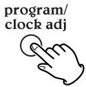 TEAC GF-680 - Press the CLOCK ADJ button. - 1