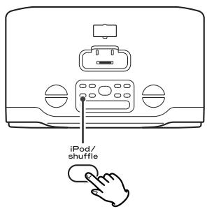 TEAC GR-7I - To select iPod mode - 1